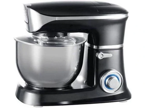 Royalty Line® RL-PKM1600 Kuchynský robot – 1600 W, 6 rýchlostí, 6 l nerezová misa – čierna