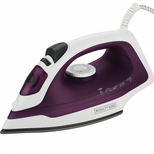 Royalty Line® DB15411 Parná žehlička – 2000 W – 240 ml – Keramická podrážka – Fialová