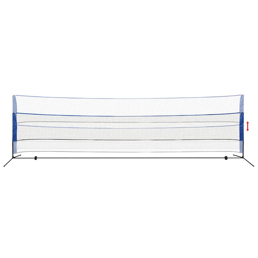 vidaXL Bedmintonová sieť s košíkmi 600x155 cm-3