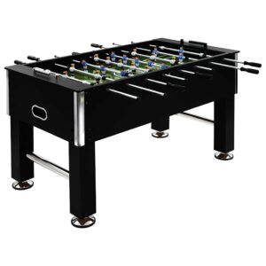vidaXL Stolný futbal, oceľ 60 kg 140x74,5x87,5 cm, čierny-1