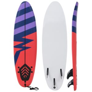 vidaXL Surfová doska 170 cm pruhovaná-1