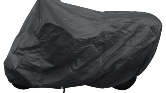 Plachta na motocykel, čierna, polyester-1