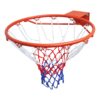 vidaXL Basketbalový kôš, obruč so sieťou, oranžová 45 cm-1