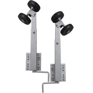 vidaXL Podpera na lodný príves s dvojitými rolňami 2 ks, 59 - 84 cm-1