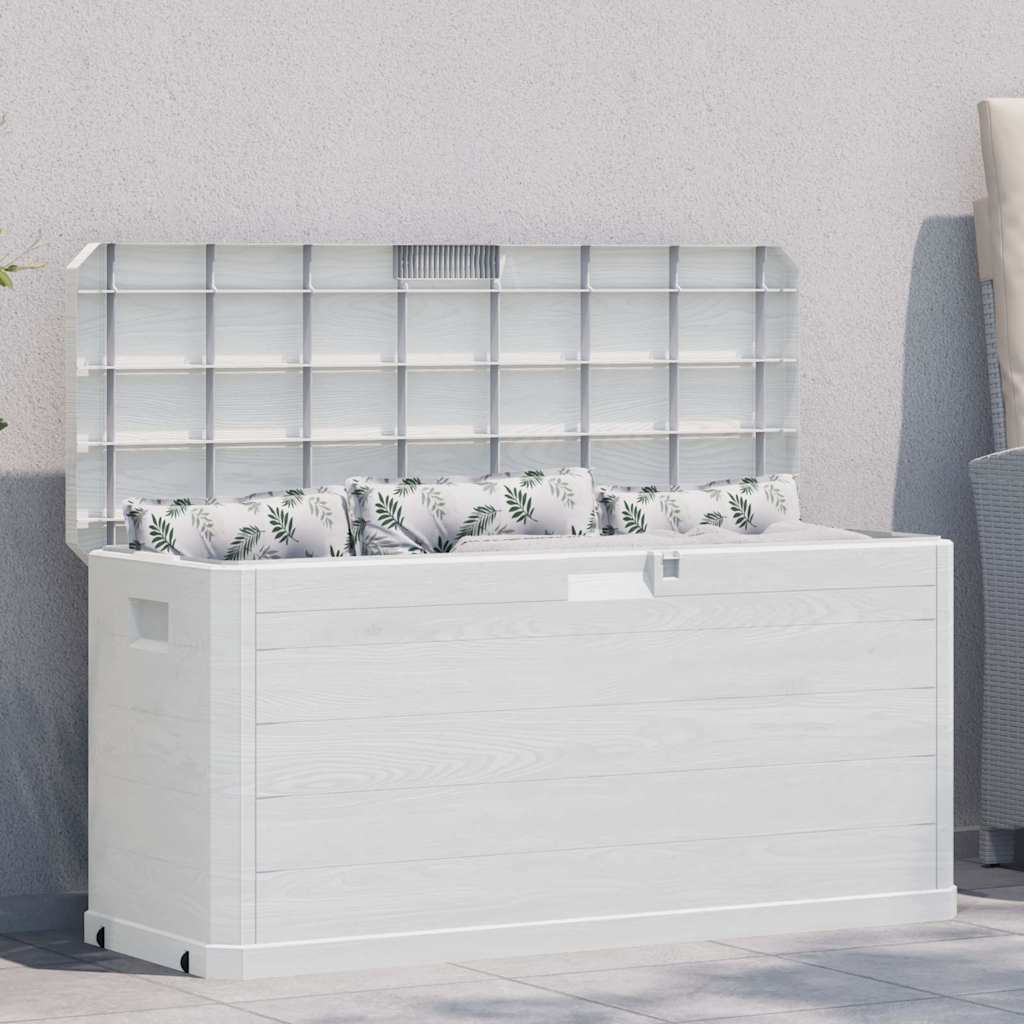 vidaXL Záhradný úložný box 280 l, svetlosivý-1