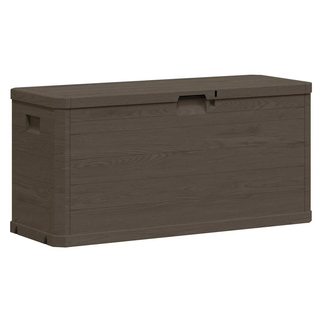 vidaXL Záhradný úložný box hnedý 280 l-3