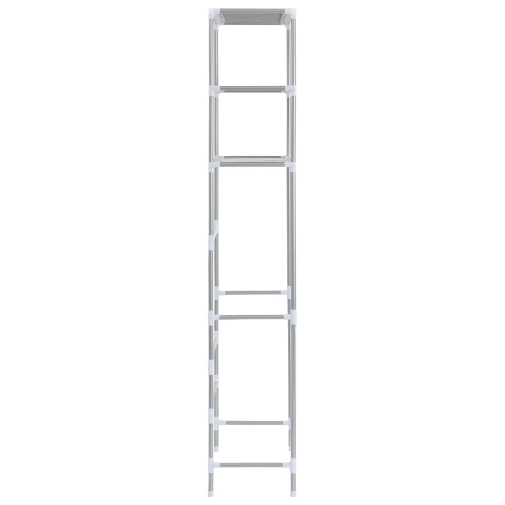 vidaXL Úložný regál nad toaletu s 3 poličkami 53x28x169 cm-5