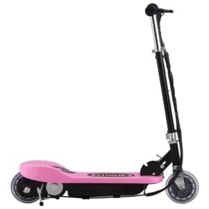 vidaXL Elektrická kolobežka ružová 120 W-1
