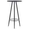 vidaXL Barový stôl čierny 60x107,5 cm MDF-1