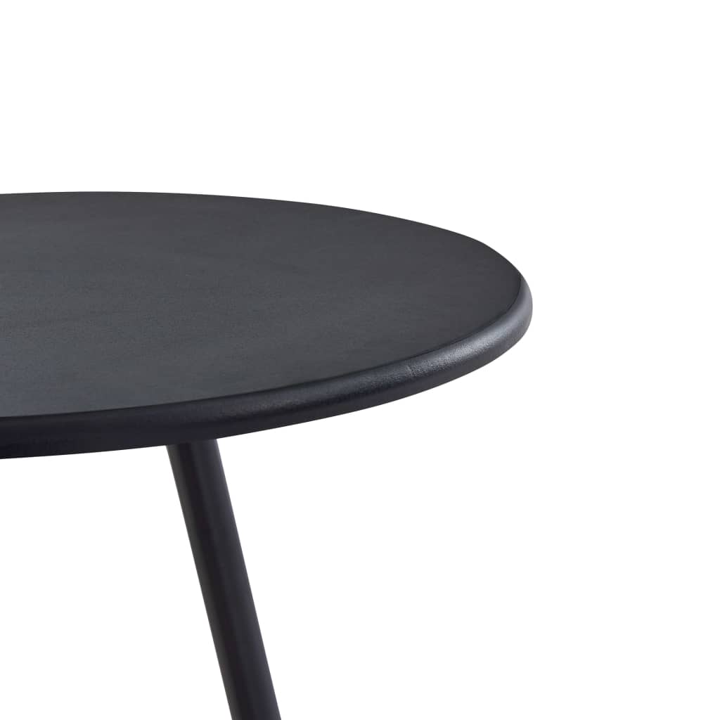 vidaXL Barový stôl čierny 60x107,5 cm MDF-3