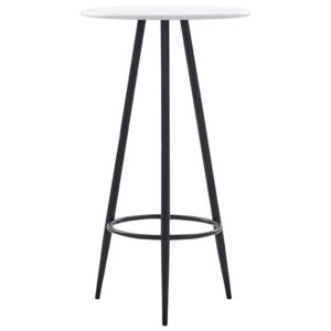 vidaXL Barový stôl biely 60x107,5 cm MDF-1