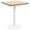 vidaXL Bistro stolík bledohnedý 60x60 cm MDF-1