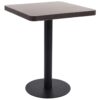 vidaXL Bistro stolík tmavohnedý 60x60 cm MDF-1