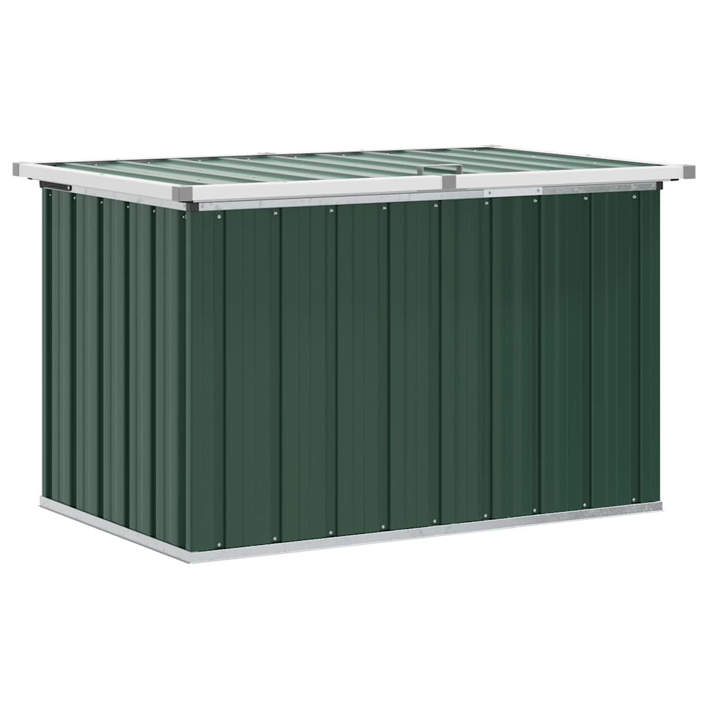 vidaXL Záhradný úložný box zelený 109x67x65 cm-9