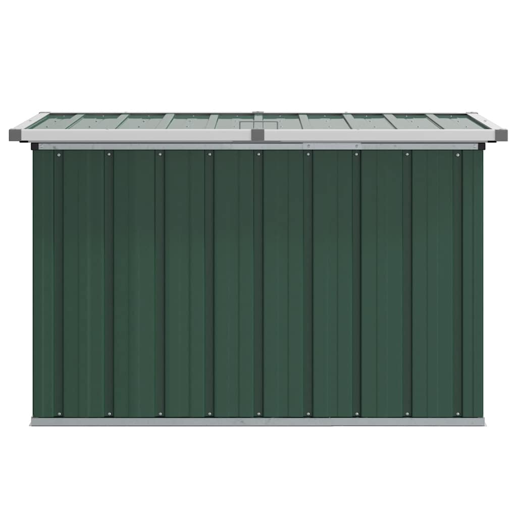 vidaXL Záhradný úložný box zelený 109x67x65 cm-11