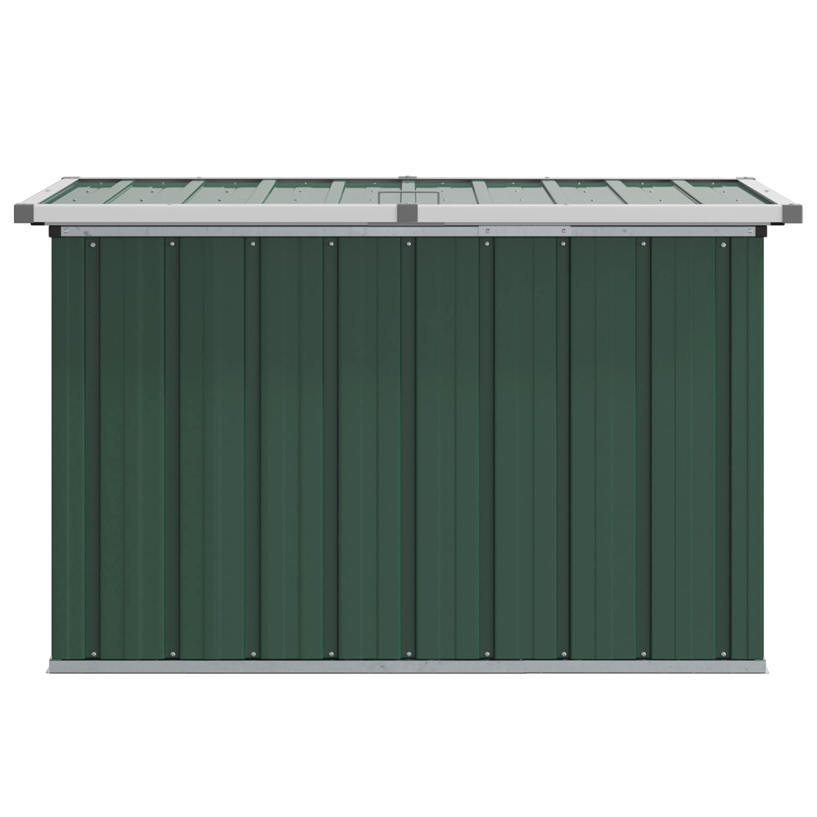 vidaXL Záhradný úložný box zelený 109x67x65 cm-5