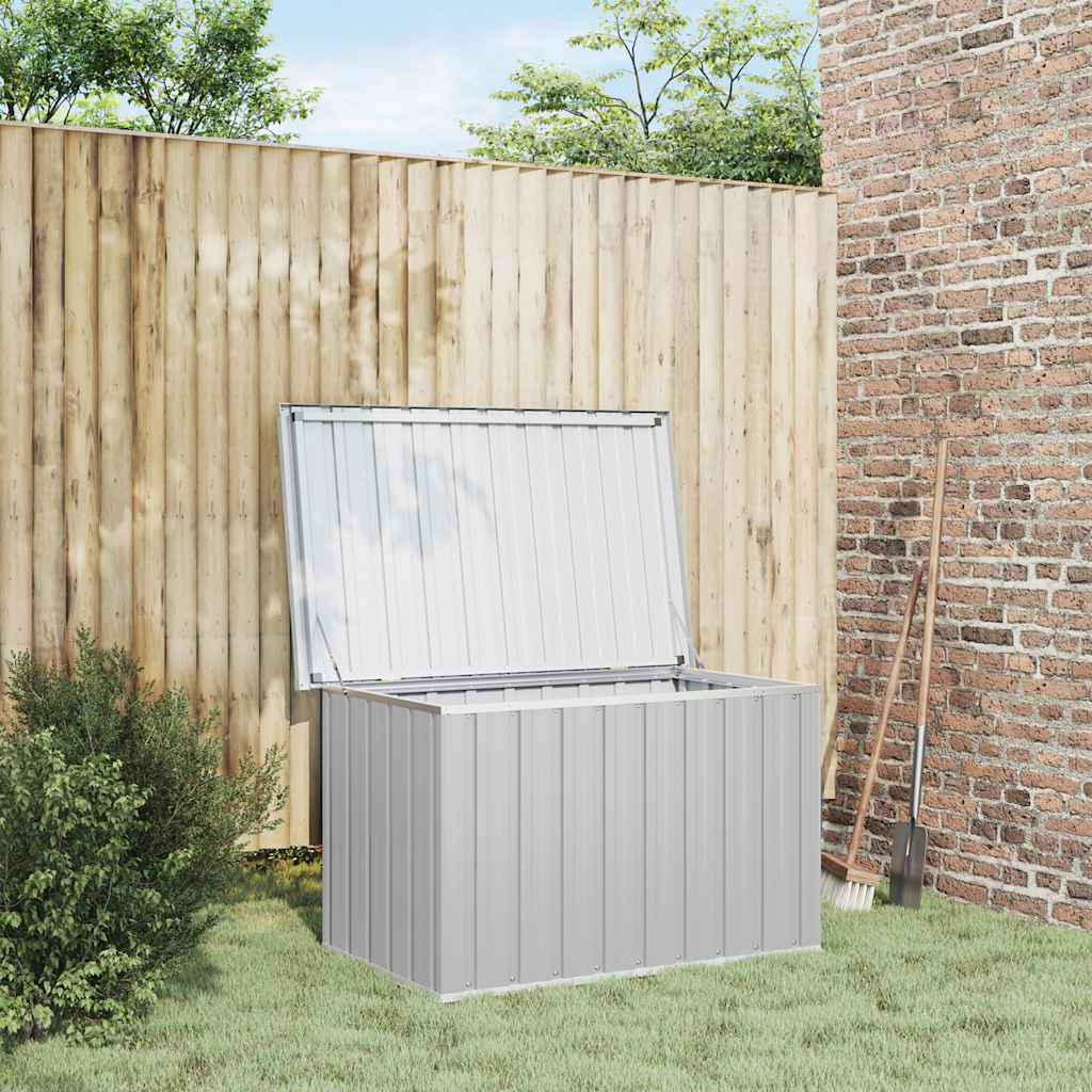 vidaXL Záhradný úložný box, sivý 109x67x65 cm-3