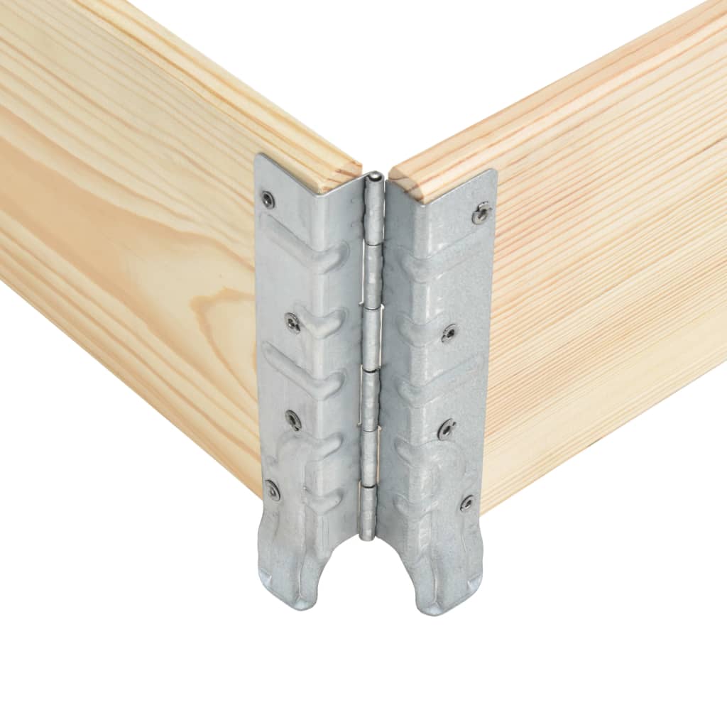vidaXL Paletový nástavec 60x80 cm borovicový masív-5