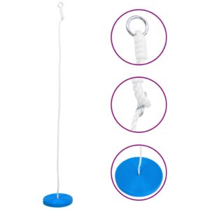 vidaXL Tanierová hojdačka 200 cm modrá-1