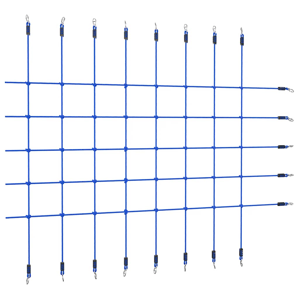 vidaXL Sieť na lezenie 200x150 cm modrá-1