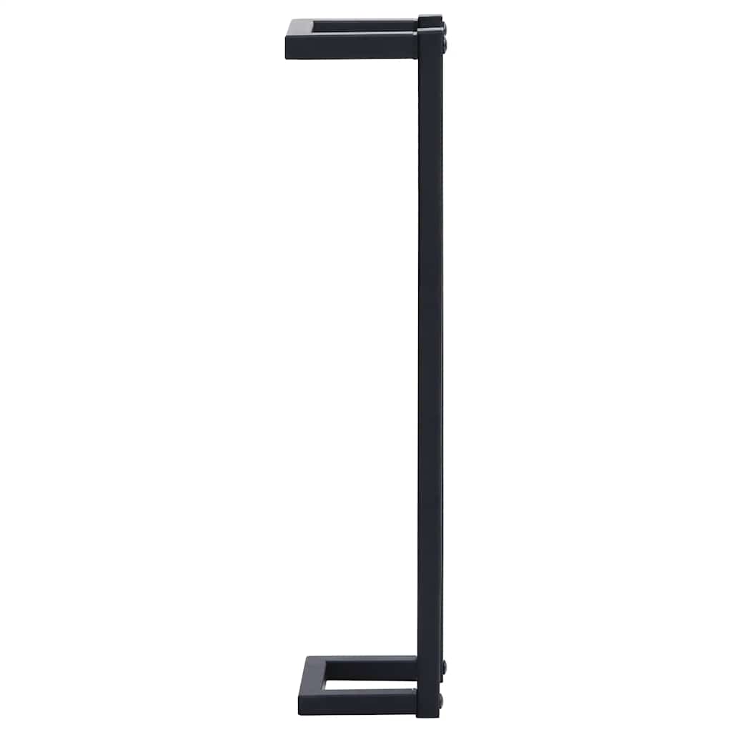 vidaXL Stojan na uteráky čierny 12,5x12,5x60 cm železný-5
