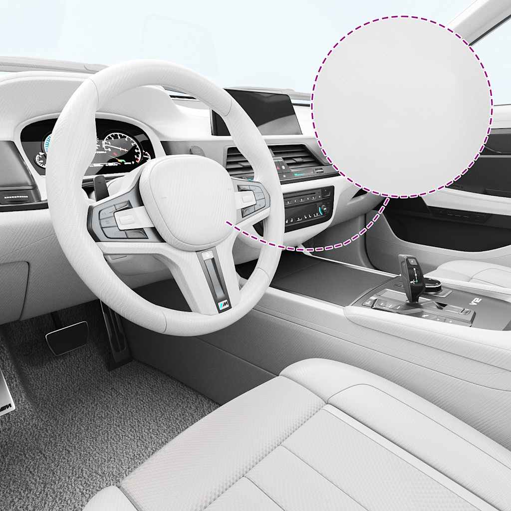 vidaXL Fólia na automobily 4D biela 100x150 cm-1
