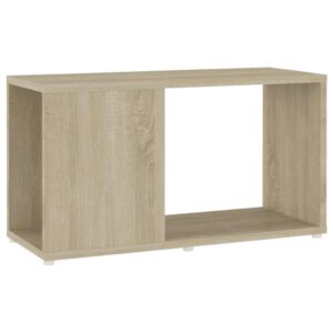 vidaXL TV skrinka, sonoma dub 60x24x32cm, drevotrieska-1