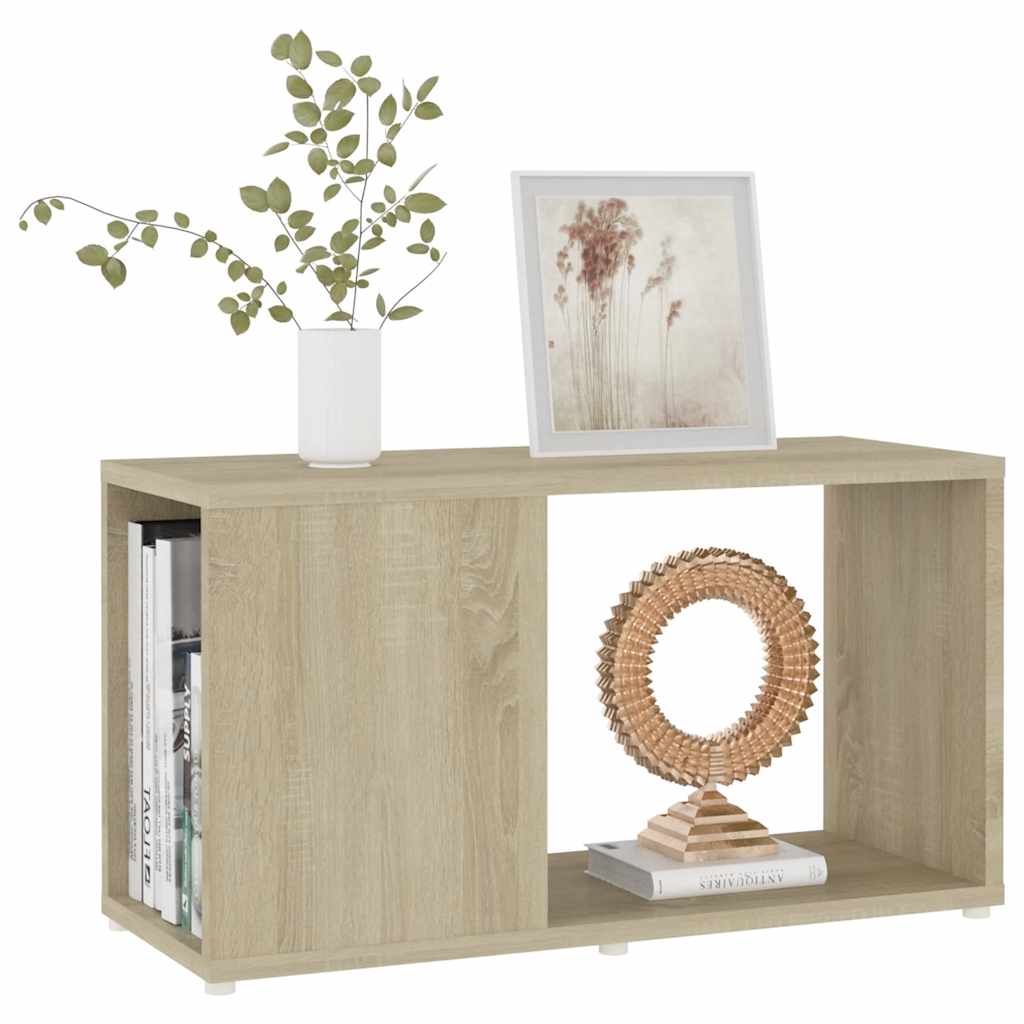 vidaXL TV skrinka, sonoma dub 60x24x32cm, drevotrieska-3