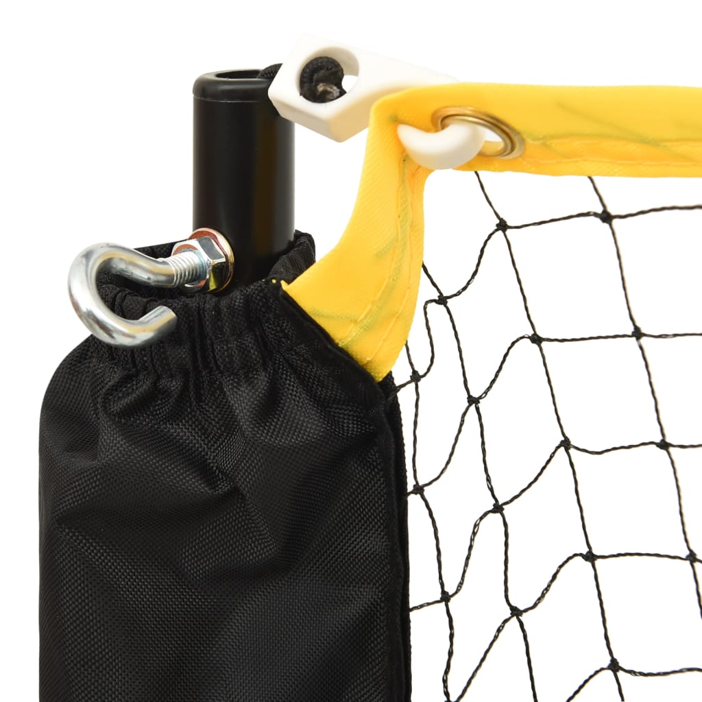 vidaXL Nastaviteľná bedmintonová sieť 500x103x94-158 cm kov-5