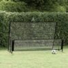 vidaXL 2-v-1 futbalová odrazová sieť 202x104x120 cm oceľ-1