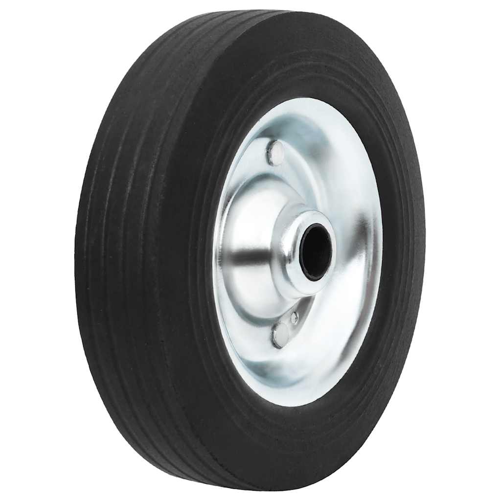 vidaXL Koleso pre oje prívesu Ø20x5 cm pevná guma a oceľ-1