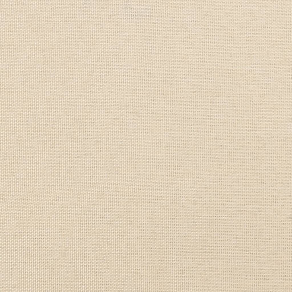 vidaXL Čelo postele krémové 80x5x78/88 cm látka-7
