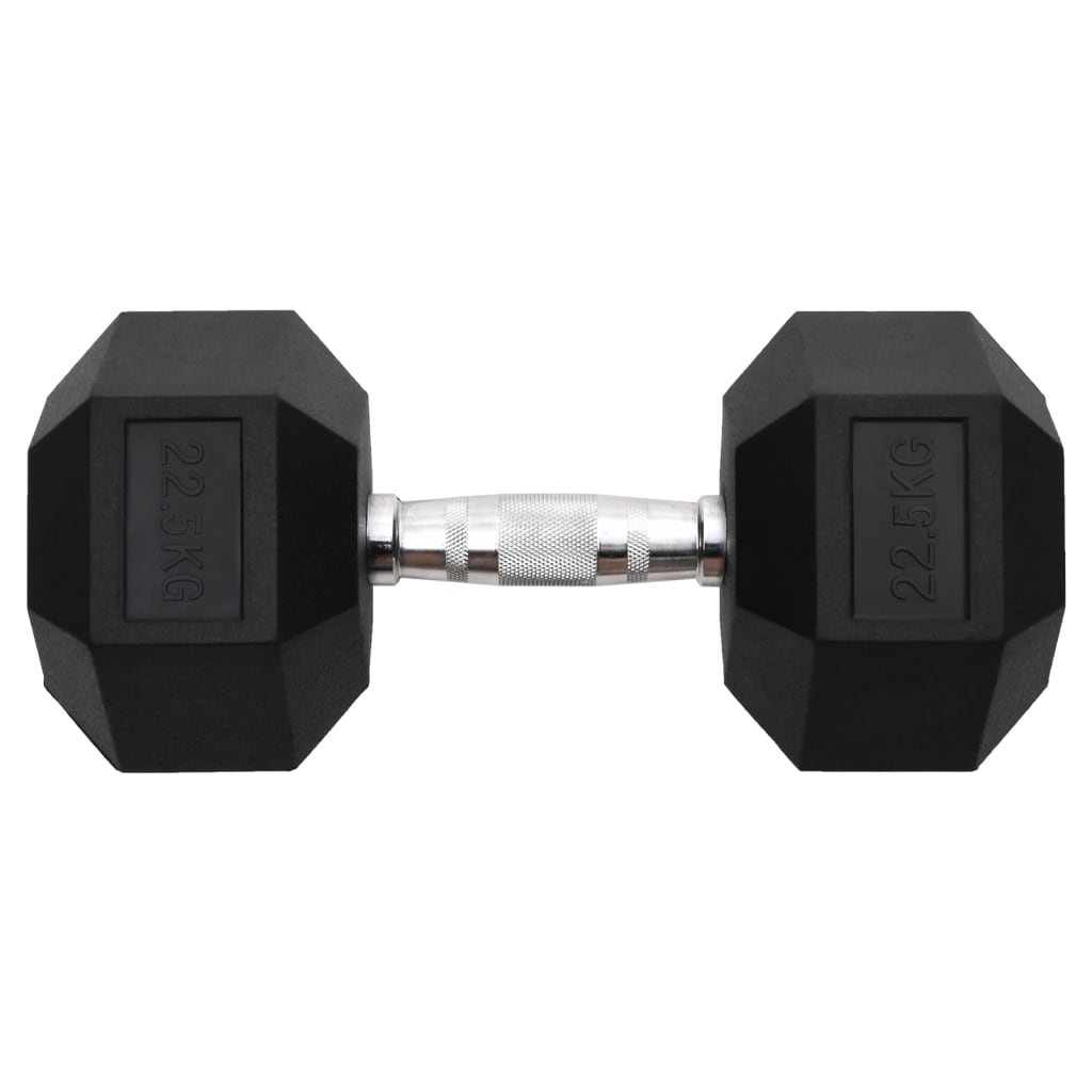 vidaXL Jednoručná činka 22,5 kg liatina-3