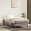 vidaXL Matrac s taštičkovými pružinami stredná tvrdosť bledosivý 80x200x20 cm zamat-1