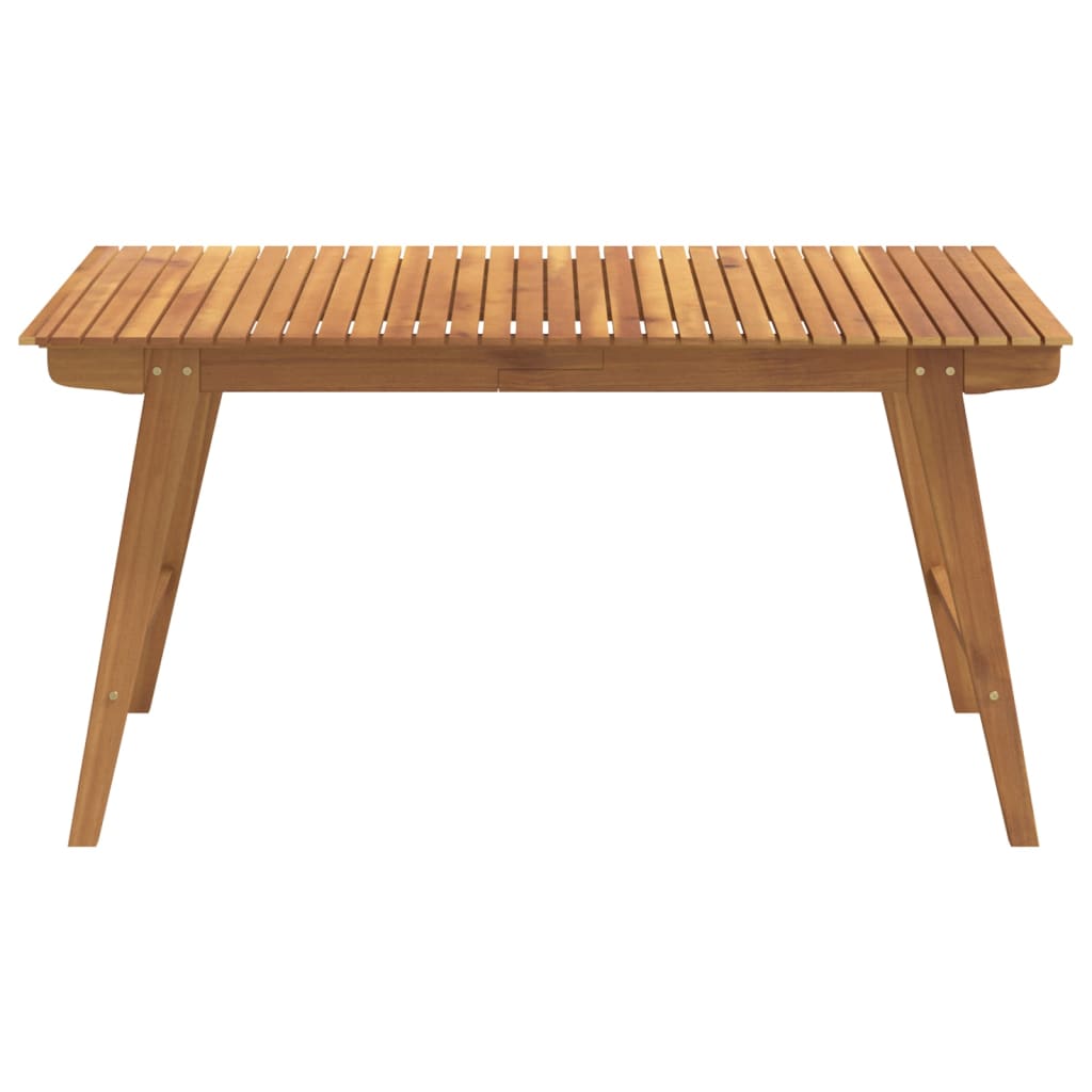 vidaXL Záhradný stôl 150x90x75 cm akáciový masív-3