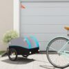 vidaXL Vozík za bicykel, čierno modrý 30 kg, železo-1