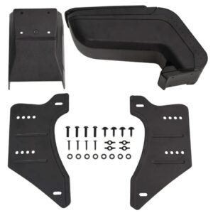 vidaXL Lakťová opierka do auta univerz. čierna 14x30x(32-48,5) cm ABS-1