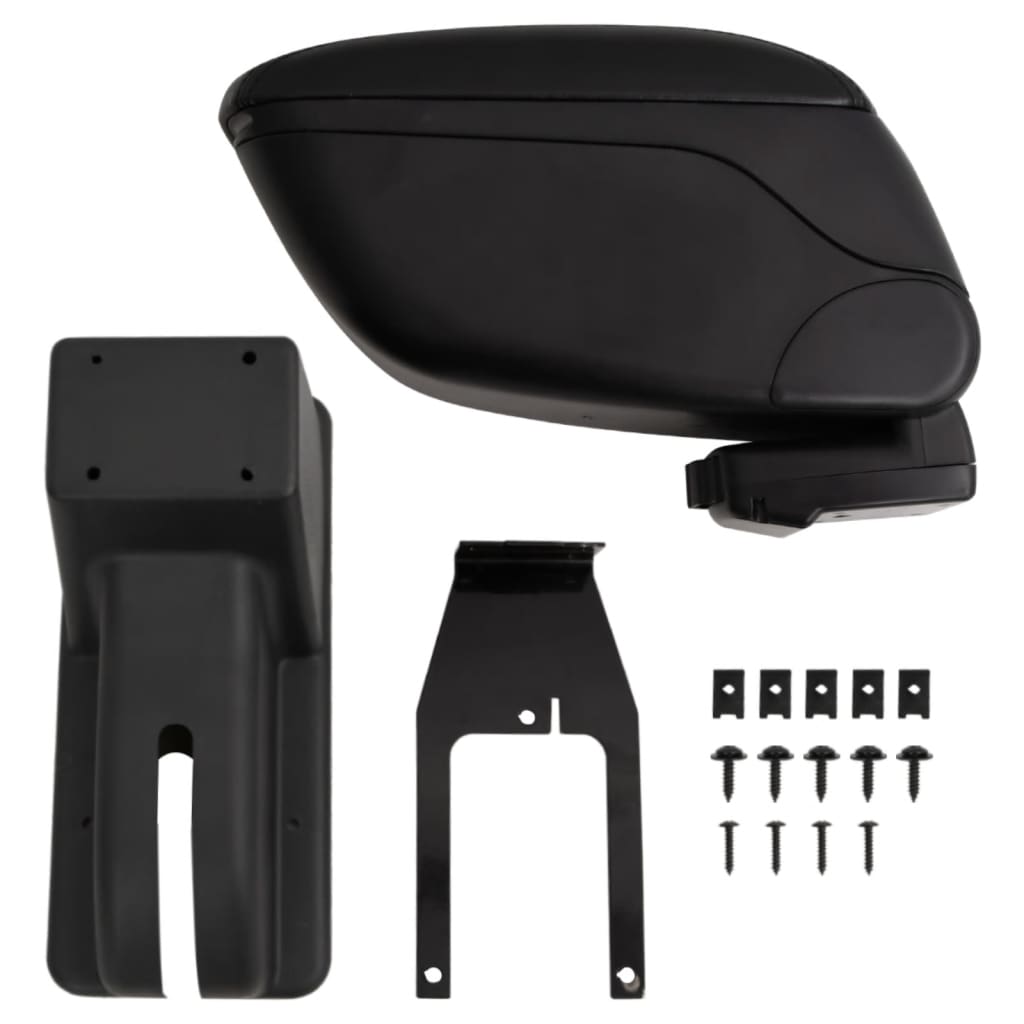 vidaXL Lakťová opierka do auta čierna 12x29x(32-46) cm ABS-1