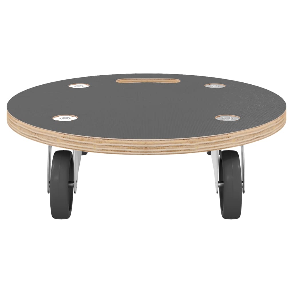 vidaXL Transportné vozíky 2 ks, okrúhle Ø38x11,5 cm 250 kg-5