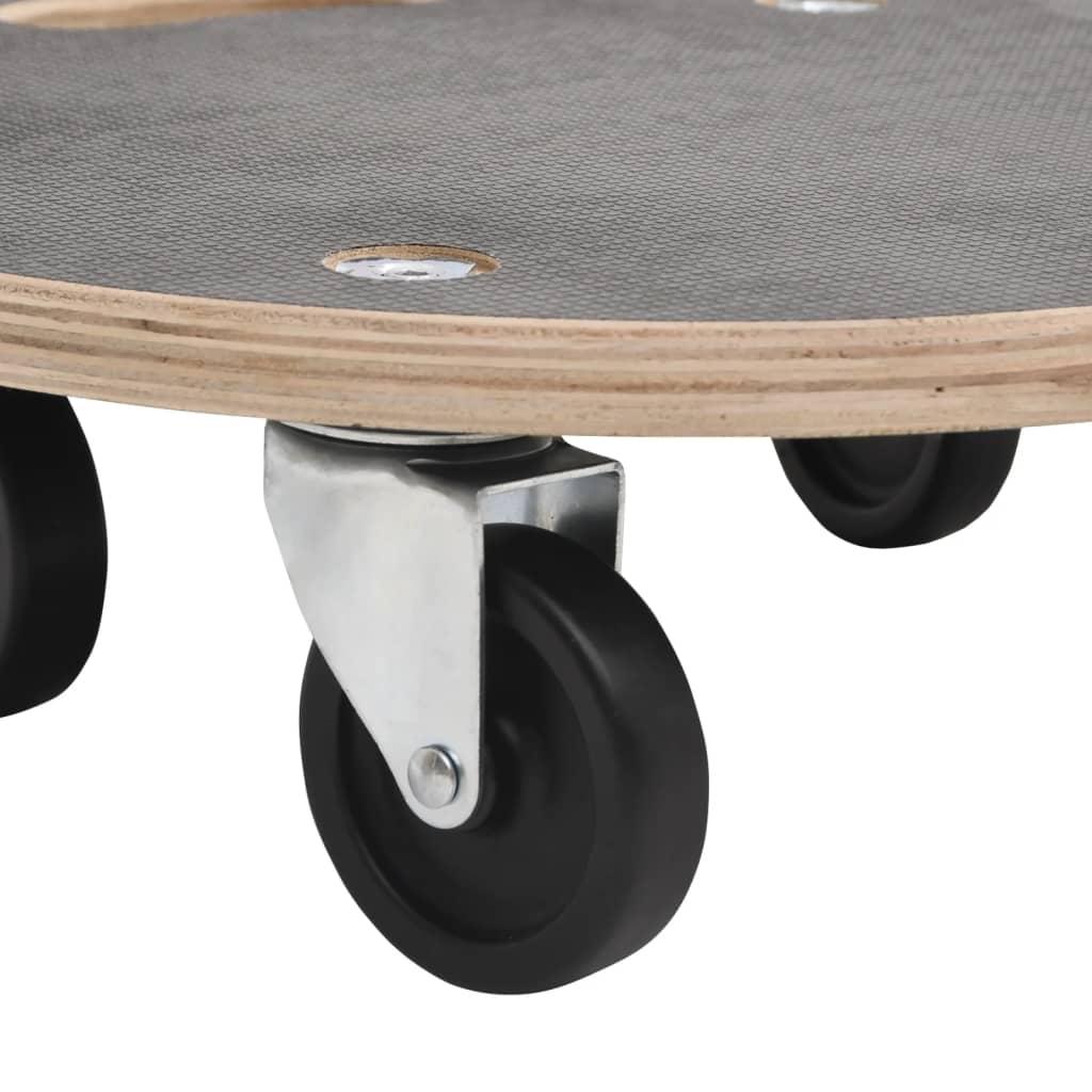 vidaXL Transportné vozíky 2 ks, okrúhle Ø38x11,5 cm 250 kg-9
