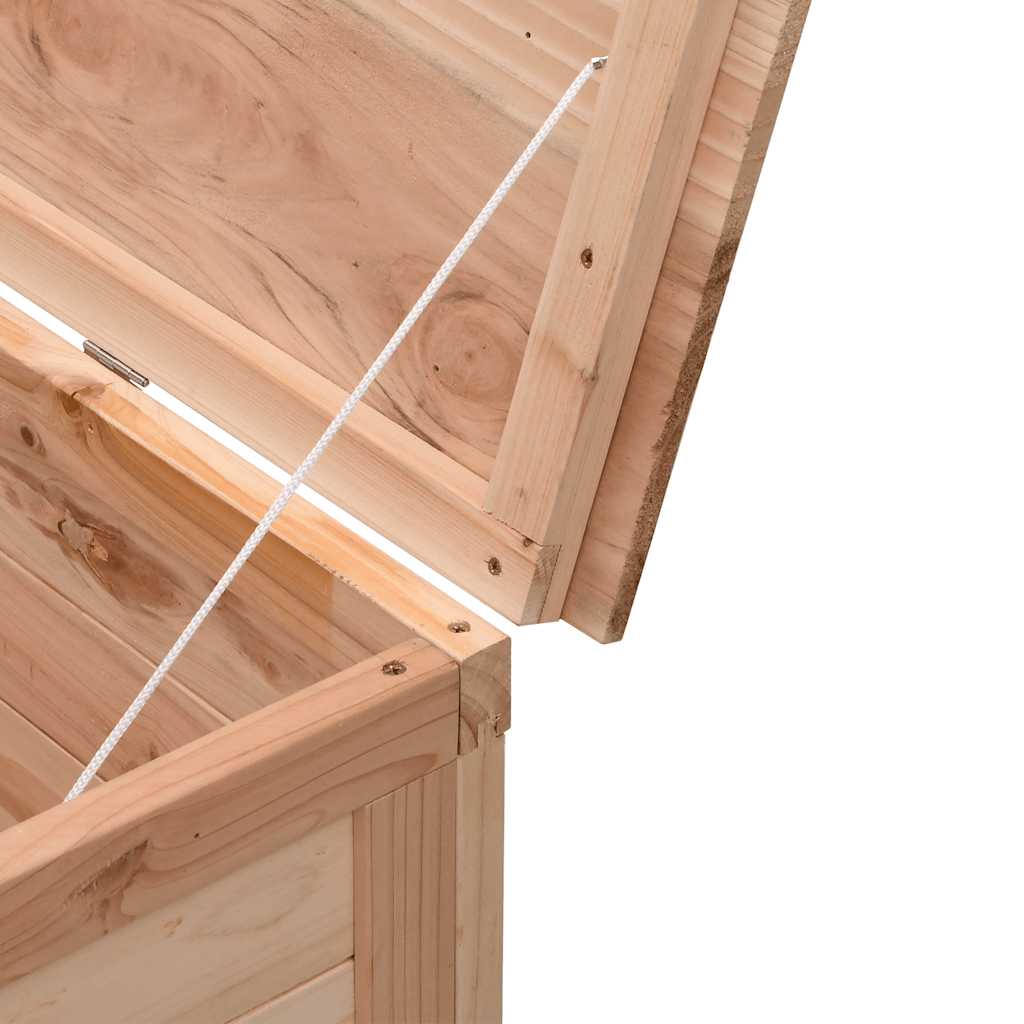 vidaXL Záhradný úložný box 50x49x56,5 cm jedľové masívne drevo-7
