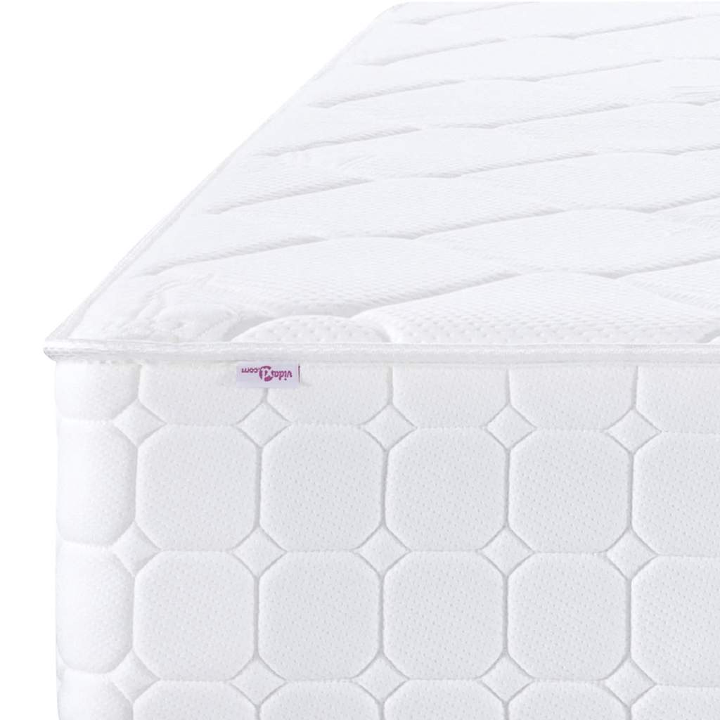 vidaXL Taštičkový pružinový matrac stredne tvrdý 200x200 cm-5