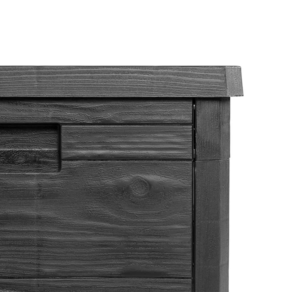 vidaXL Vonkajší box na vankúše antracit 77,5x44,5x53 cm polypropylén-9