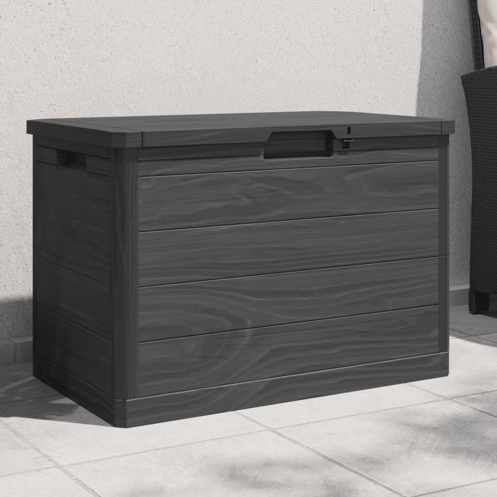 vidaXL Vonkajší box na vankúše antracit 77,5x44,5x53 cm polypropylén-1