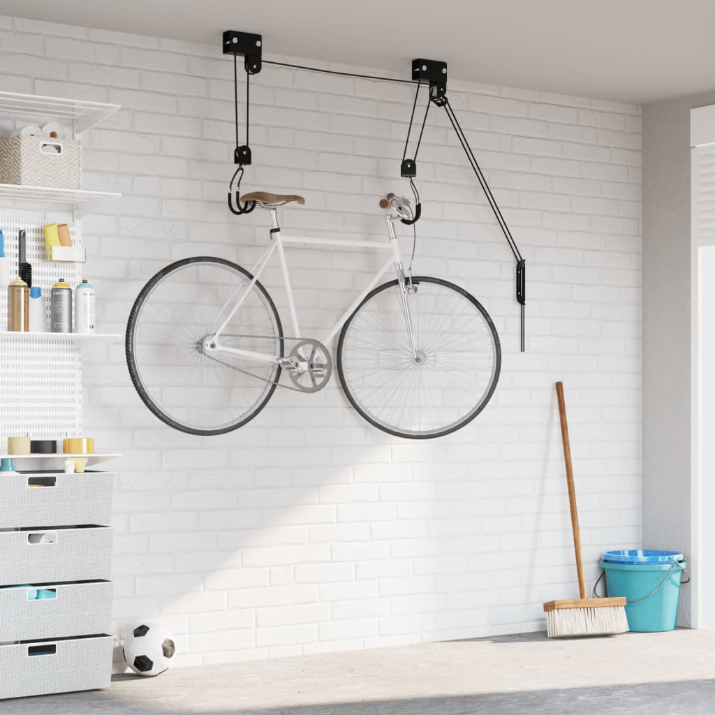 vidaXL Zdvihák na bicykel so stropným držiakom 57 kg-3