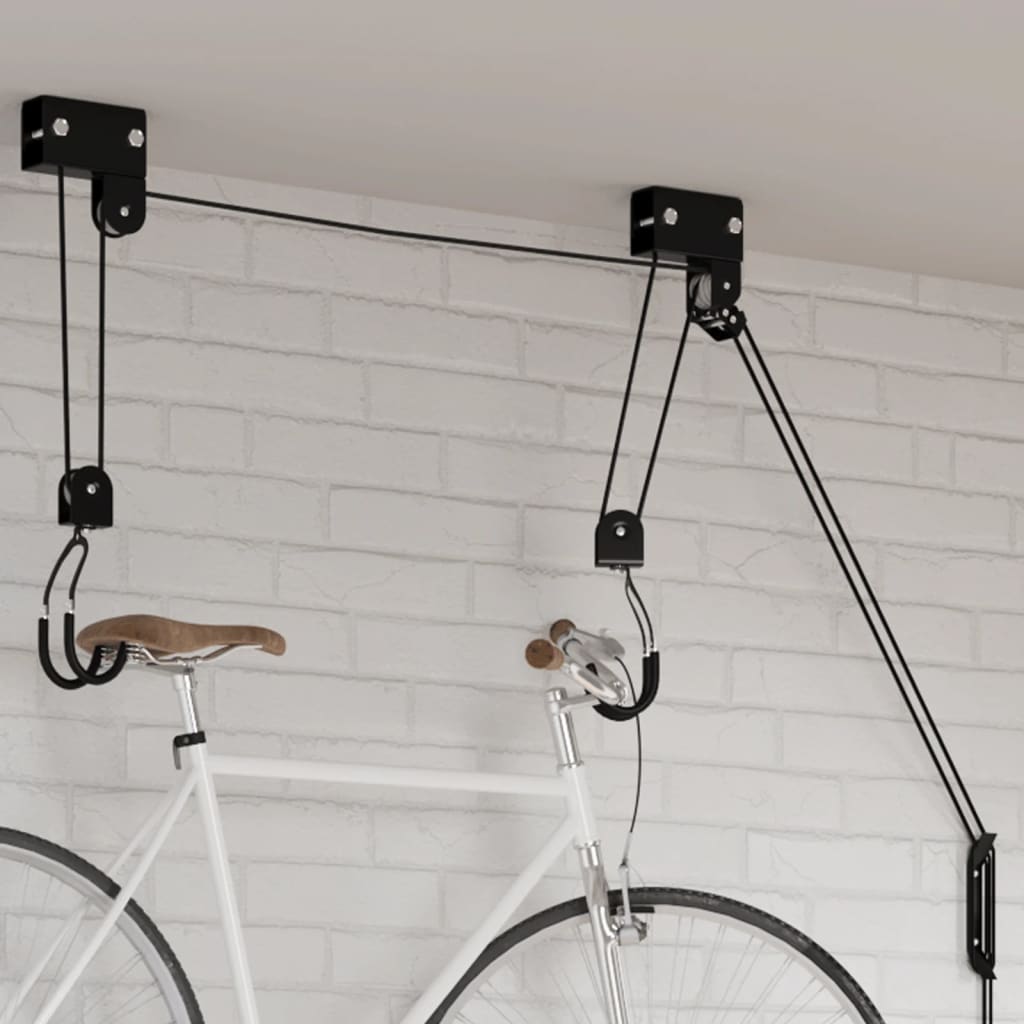 vidaXL Zdvihák na bicykel so stropným držiakom 57 kg-1