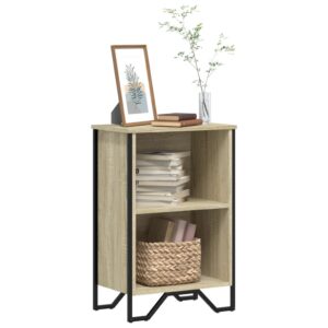 vidaXL Knižnica dub sonoma 50x31x74,5 cm kompozitné drevo-1