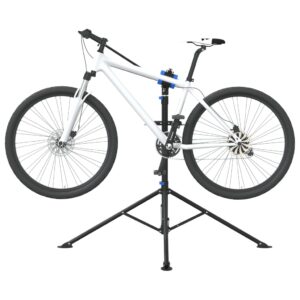 vidaXL Stojan na opravu bicykla skladací nastaviteľný 108-188 cm oceľ-1