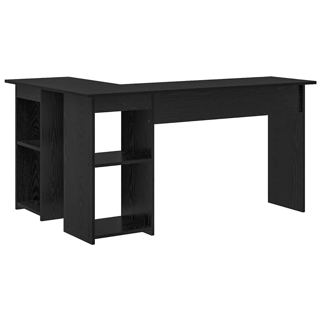 vidaXL Stôl Čierny dub Kompozitné drevo 142 x 102 x 73 cm-7