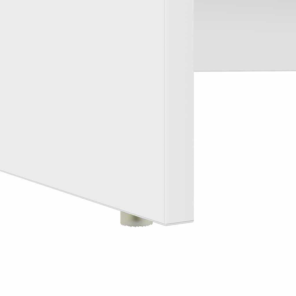 vidaXL Stôl Biela Kompozitné drevo 120,5 x 44 x 88,5 cm-11